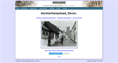 Desktop Screenshot of moretonhampstead.org.uk