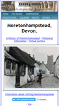 Mobile Screenshot of moretonhampstead.org.uk