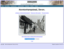 Tablet Screenshot of moretonhampstead.org.uk